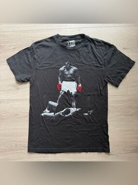 Muhammad Ali Sonny Liston Knockout Graphic T Shirt